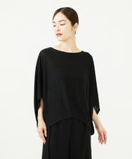 GBKJB02300 Sybilla(シビラ) サークルフォルムリネンカットソー ブラック