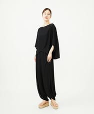 GBKJB02300 Sybilla(シビラ) サークルフォルムリネンカットソー ブラック