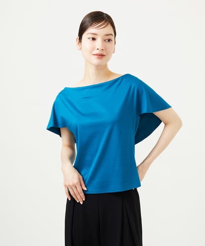 GBKJB04220 Sybilla ケープスリーブカットソー