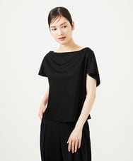 GBKJB04220 Sybilla(シビラ) ケープスリーブカットソー ブラック