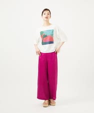 GBKJB08200 Sybilla(シビラ) アートプリントTシャツ ホワイト