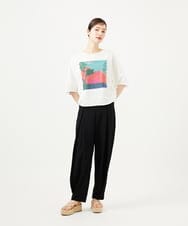 GBKJB08200 Sybilla(シビラ) アートプリントTシャツ ホワイト