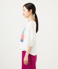 GBKJB08200 Sybilla(シビラ) アートプリントTシャツ ホワイト
