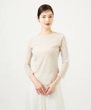 GBKJC07200 Sybilla(シビラ) コットンチュールカットソー ライトベージュ