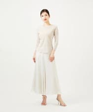 GBKJC07200 Sybilla(シビラ) コットンチュールカットソー ライトベージュ