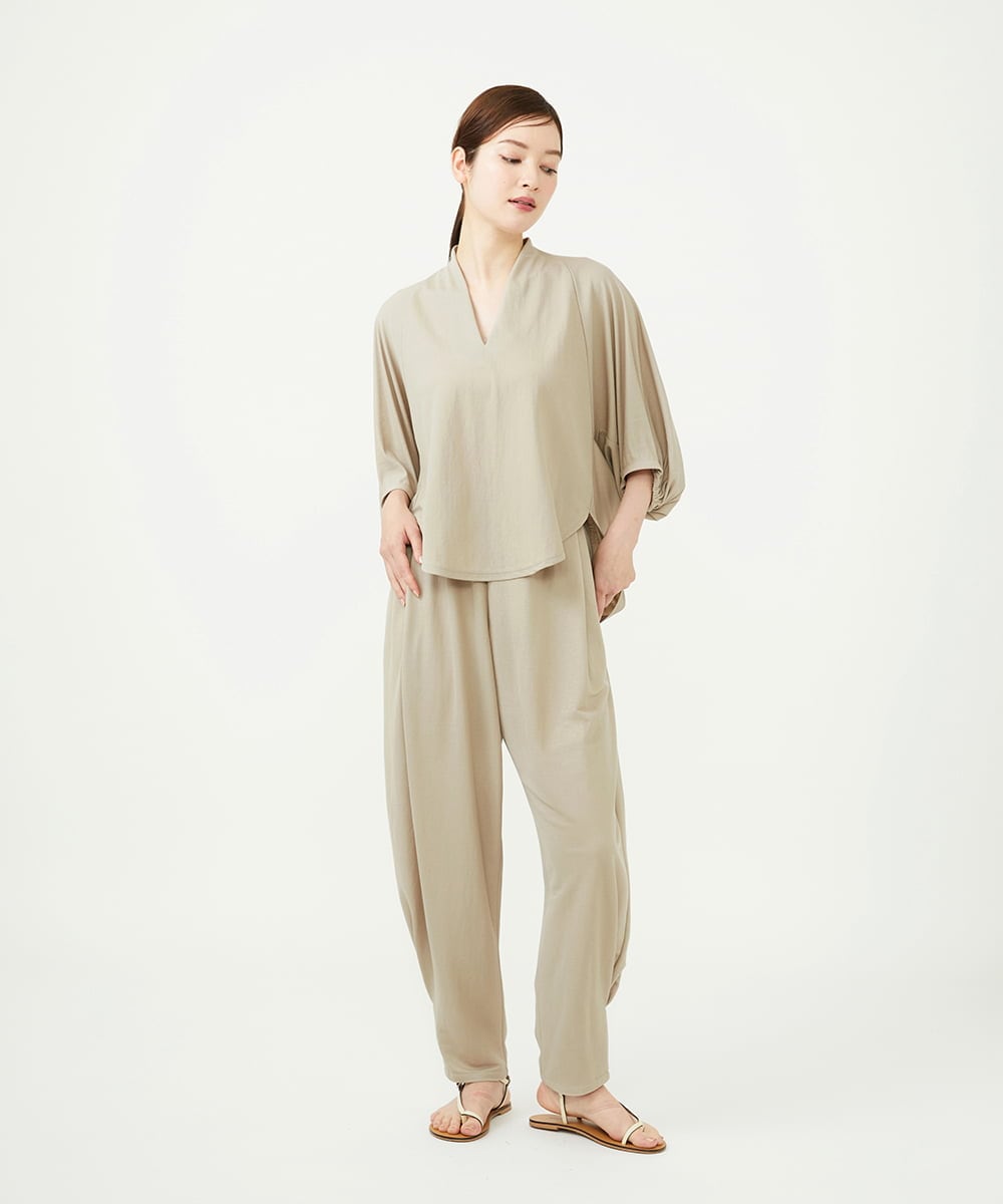 GBKJD33250 Sybilla(シビラ) レーヨンナイロンフォルムカットソー ベージュ