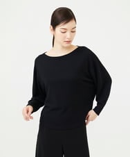 GBKJE05250 Sybilla(シビラ) ドルマンスリーブ梨地カットソー ブラック