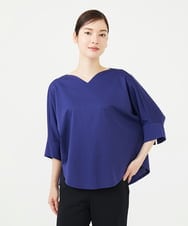 GBKJE35230 Sybilla(シビラ) ハートネックポンチカットソー ブルー