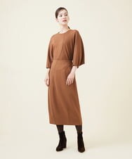 GBKJU67330 Sybilla(シビラ) 配色ステッチポンチカットソー キャメル
