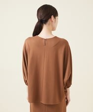 GBKJU67330 Sybilla(シビラ) 配色ステッチポンチカットソー キャメル