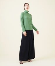 GBKJU68150 Sybilla(シビラ) レーヨンハイネックカットソー グリーン