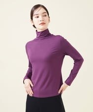 GBKJU68150 Sybilla(シビラ) レーヨンハイネックカットソー パープル