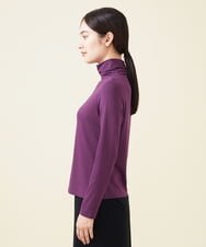 GBKJU68150 Sybilla(シビラ) レーヨンハイネックカットソー パープル