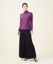 GBKJU68150 Sybilla(シビラ) レーヨンハイネックカットソー パープル