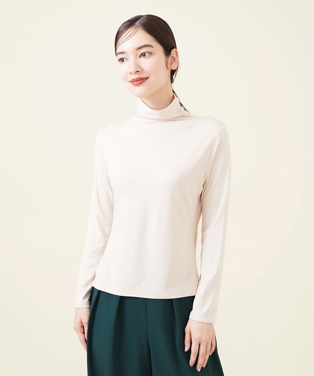 GBKJU68150 Sybilla(シビラ) レーヨンハイネックカットソー アイボリー