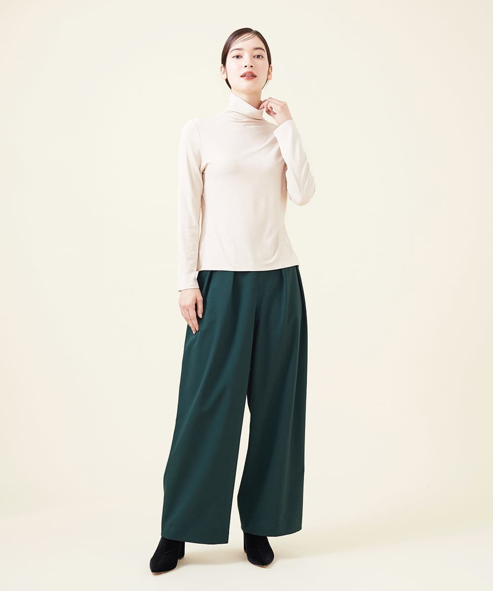 GBKJU68150 Sybilla(シビラ) レーヨンハイネックカットソー アイボリー