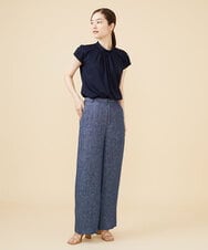GBKJV56230 Sybilla(シビラ) タックデザインフレンチスリーブカットソー ネイビー