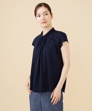 GBKJV56230 Sybilla(シビラ) タックデザインフレンチスリーブカットソー ネイビー