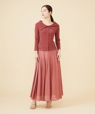 GBKJW52290 Sybilla(シビラ) シャーリングビッグカラーカットソー ピンク