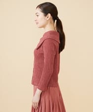 GBKJW52290 Sybilla(シビラ) シャーリングビッグカラーカットソー ピンク