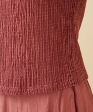 GBKJW52290 Sybilla(シビラ) シャーリングビッグカラーカットソー ピンク