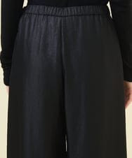 GBLAC06360 Sybilla(シビラ) 【ドラマ着用】シャイニージャカードワイドパンツ ブラック