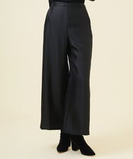 GBLAC06360 Sybilla(シビラ) 【ドラマ着用】シャイニージャカードワイドパンツ ブラック