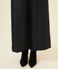 GBLAC06360 Sybilla(シビラ) 【ドラマ着用】シャイニージャカードワイドパンツ ブラック