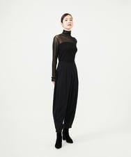 GBLAD02360 Sybilla(シビラ) 切り替えフォルムパンツ ブラック