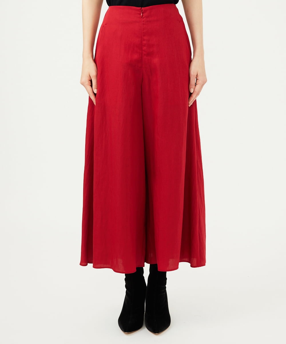 GBLAD33330 Sybilla(シビラ) スカート風フレアパンツ レッド
