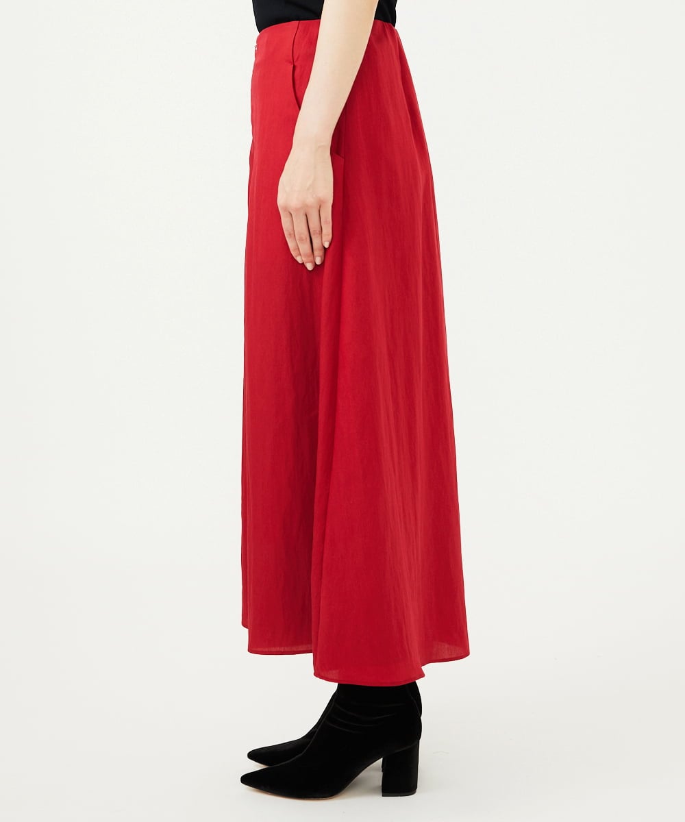 GBLAD33330 Sybilla(シビラ) スカート風フレアパンツ レッド