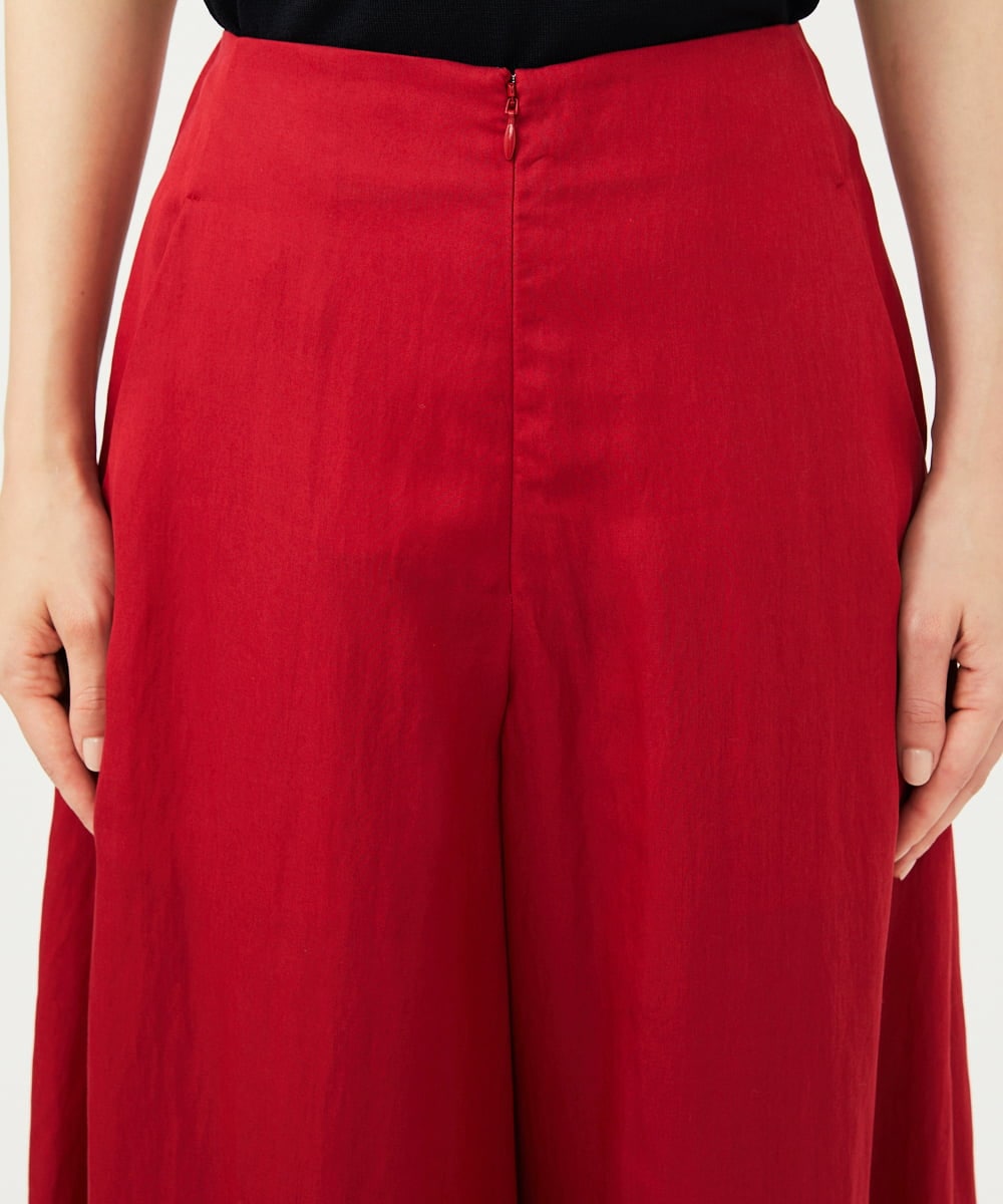 GBLAD33330 Sybilla(シビラ) スカート風フレアパンツ レッド