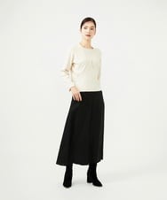 GBLAD33330 Sybilla(シビラ) スカート風フレアパンツ ブラック