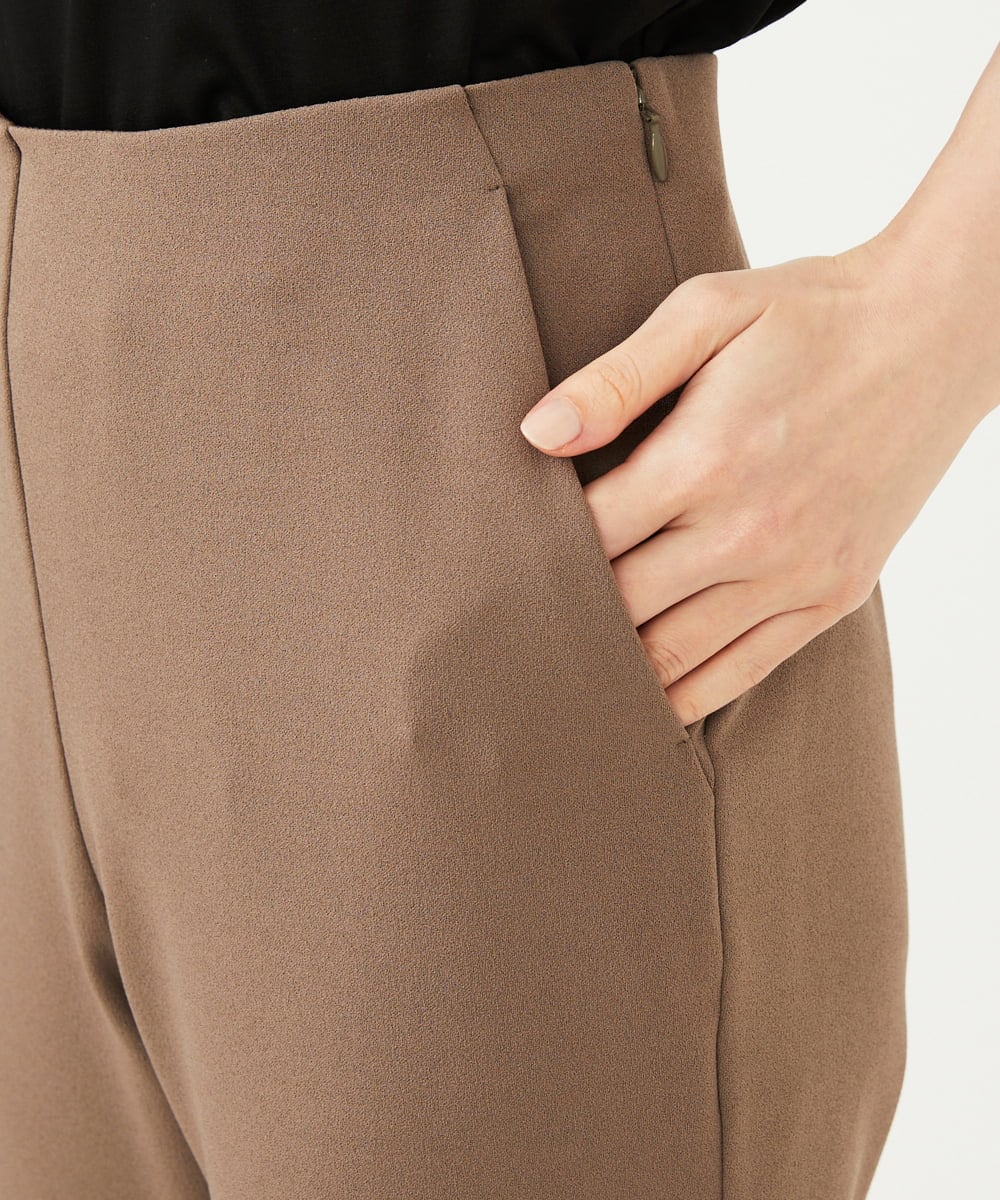 GBLAD42270 Sybilla(シビラ) ストレートクロップドパンツ ブラウン