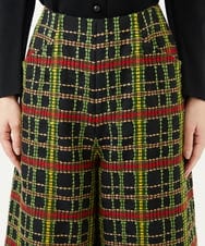 GBLAE01600 Sybilla(シビラ) ロービングチェックパンツ ブラック系