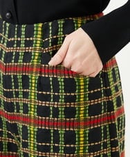 GBLAE01600 Sybilla(シビラ) ロービングチェックパンツ ブラック系