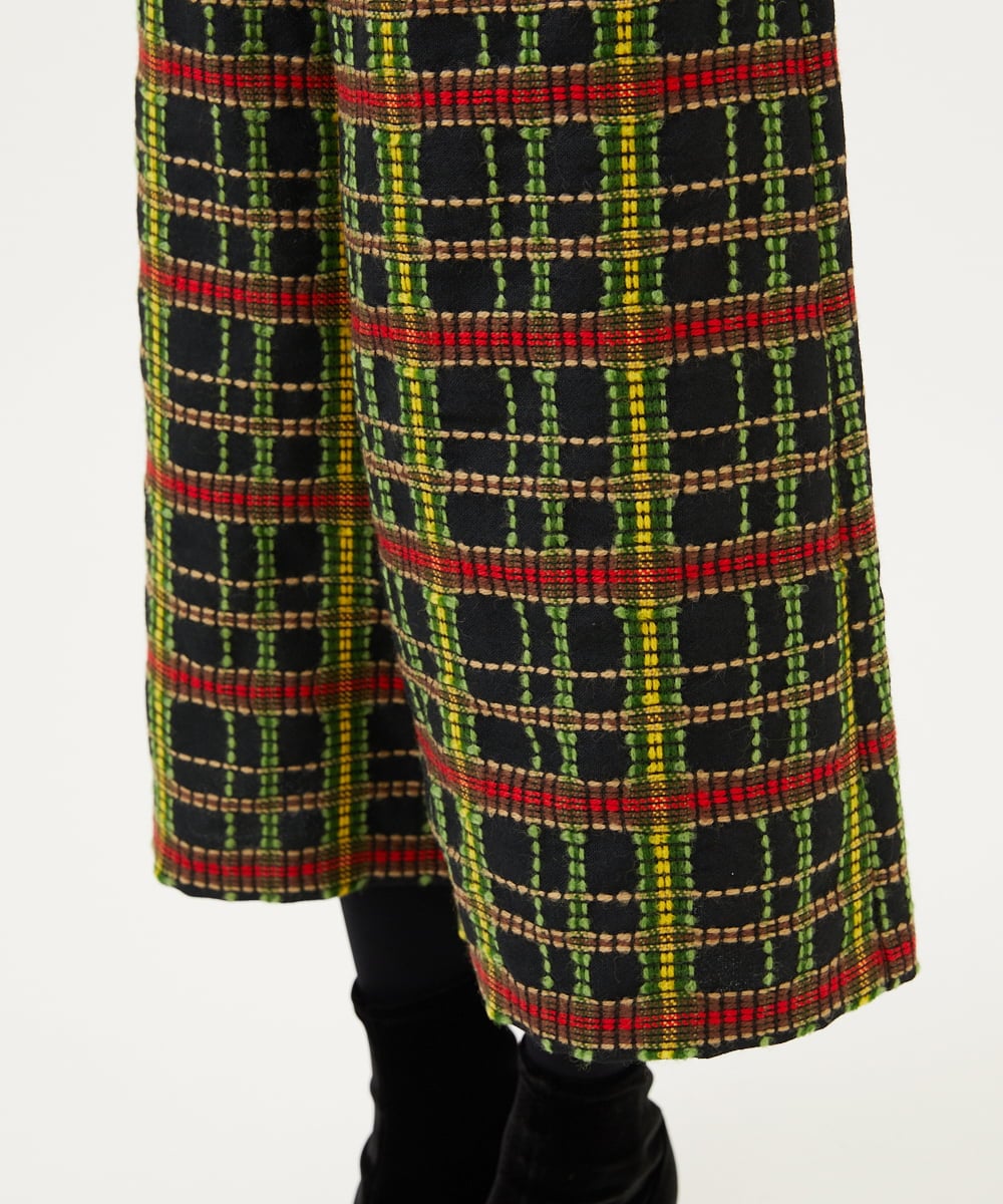 GBLAE01600 Sybilla(シビラ) ロービングチェックパンツ ブラック系