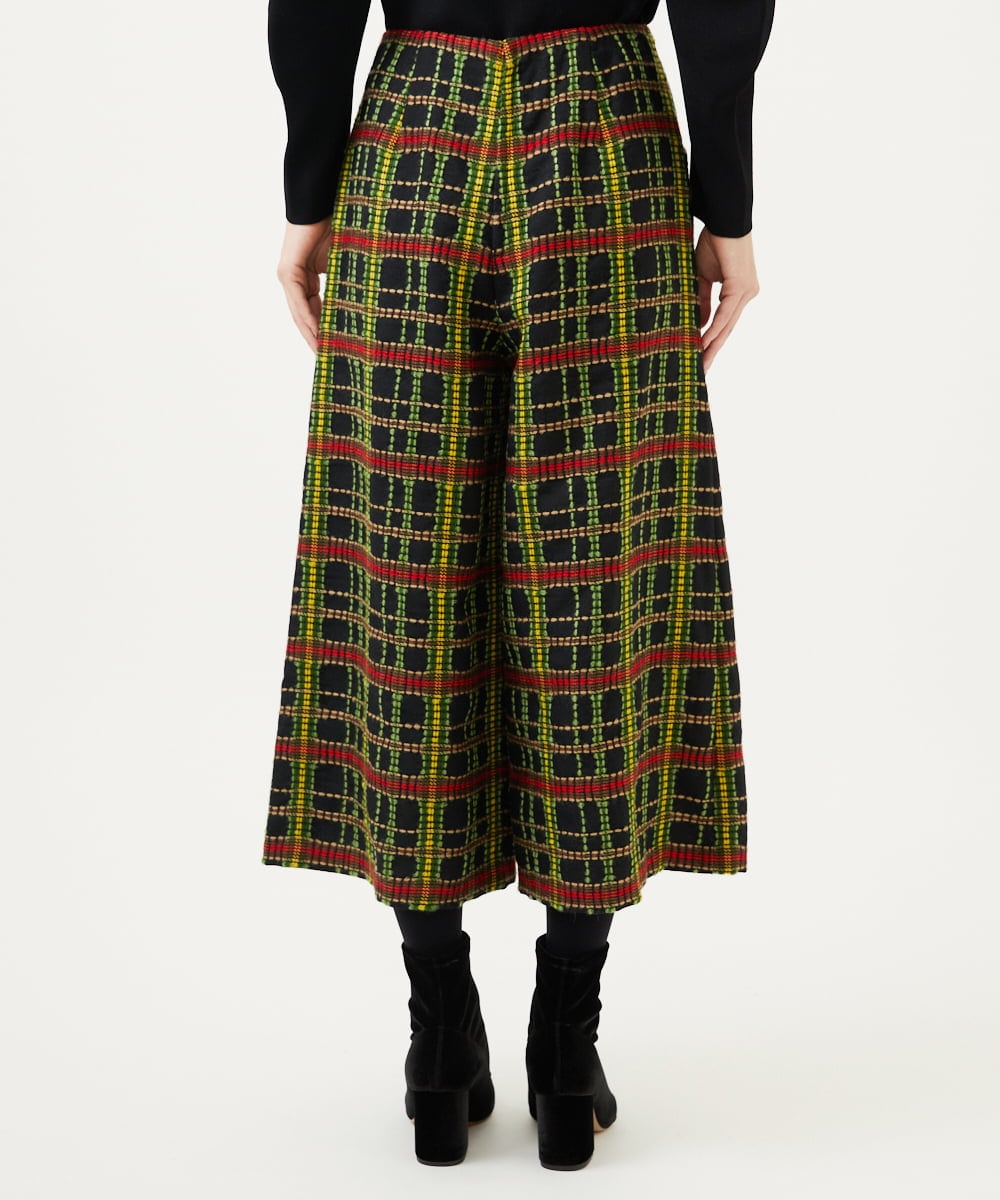 GBLAE01600 Sybilla(シビラ) ロービングチェックパンツ ブラック系