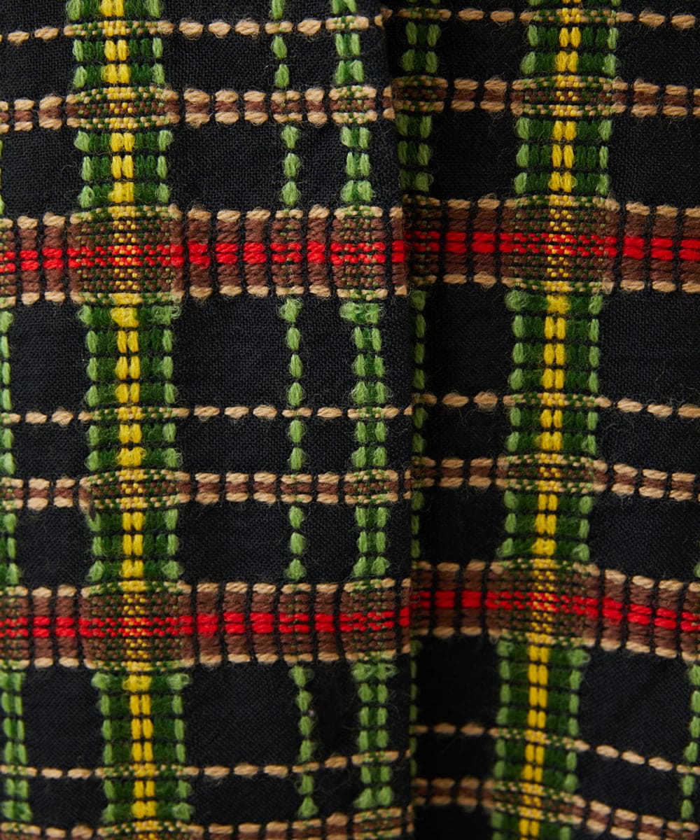 GBLAE01600 Sybilla(シビラ) ロービングチェックパンツ ブラック系