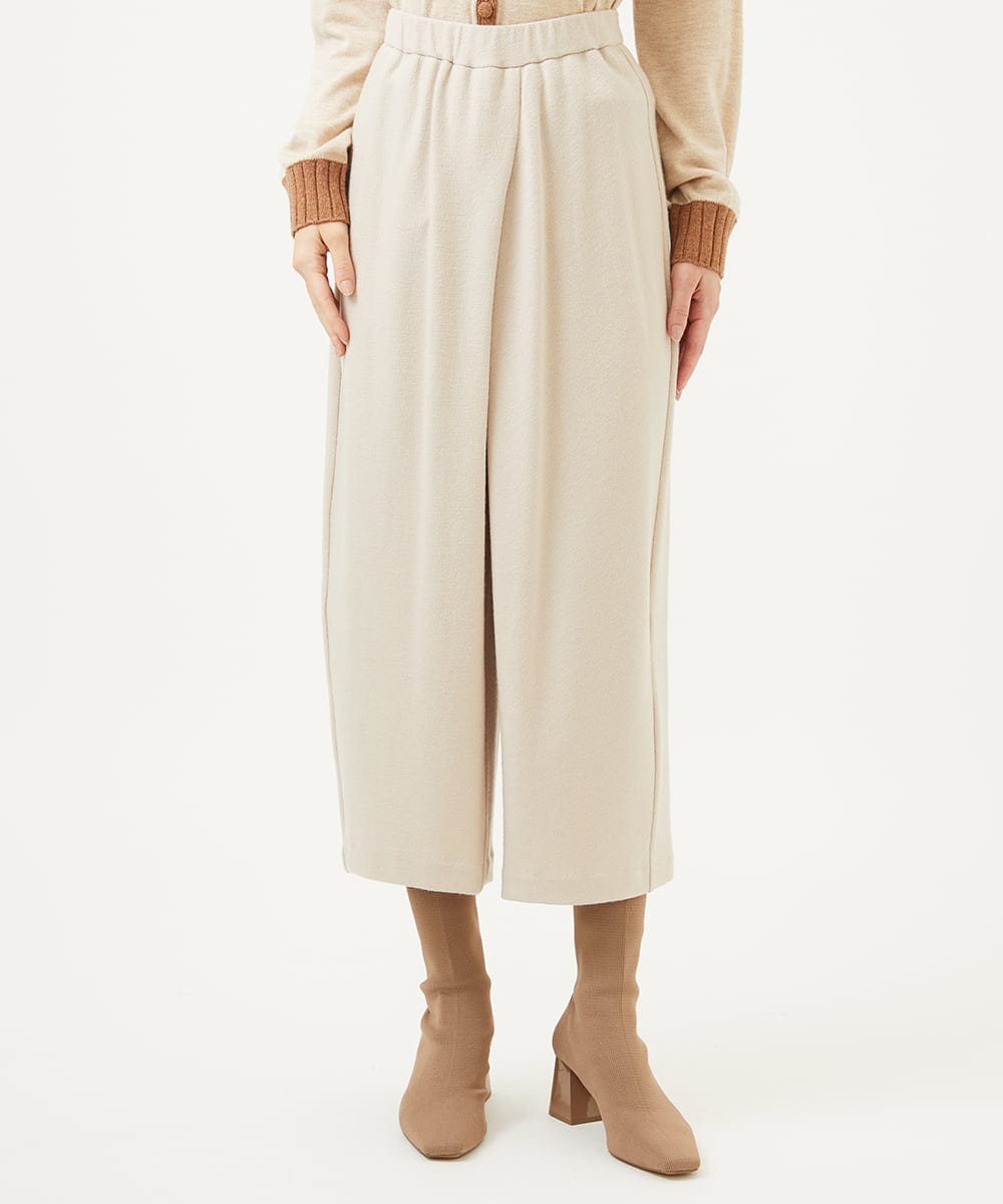 GBLAE70300 Sybilla(シビラ) ウールアムンゼンラップパンツ ライトベージュ