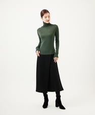 GBLAE71300 Sybilla(シビラ) ウールアムンゼンキュロットパンツ ブラック