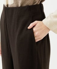 GBLAF41300 Sybilla(シビラ) ウールジャージーワイドパンツ ブラウン