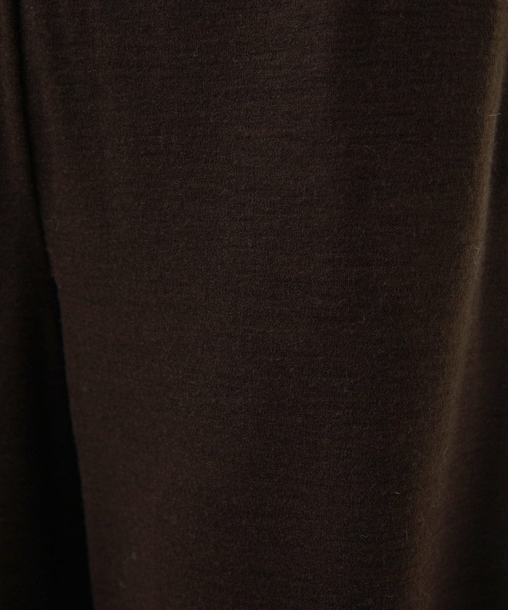 GBLAF41300 Sybilla(シビラ) ウールジャージーワイドパンツ ブラウン