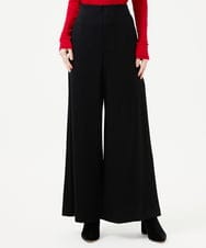 GBLAF41300 Sybilla(シビラ) ウールジャージーワイドパンツ ブラック