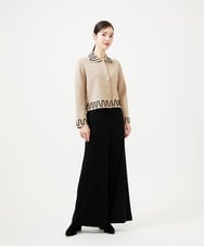 GBLAF41300 Sybilla(シビラ) ウールジャージーワイドパンツ ブラック