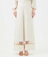 GBLAF94700 Sybilla(シビラ) ループテクニックパンツ（アイボリー） アイボリー