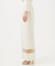 GBLAF94700 Sybilla(シビラ) ループテクニックパンツ（アイボリー） アイボリー