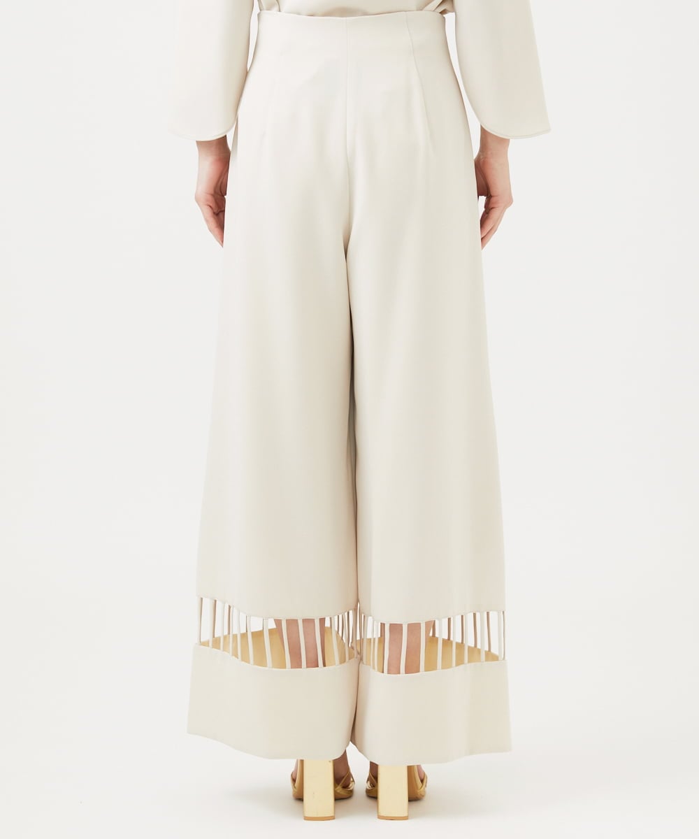 GBLAF94700 Sybilla(シビラ) ループテクニックパンツ（アイボリー） アイボリー