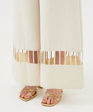 GBLAF94700 Sybilla(シビラ) ループテクニックパンツ（アイボリー） アイボリー