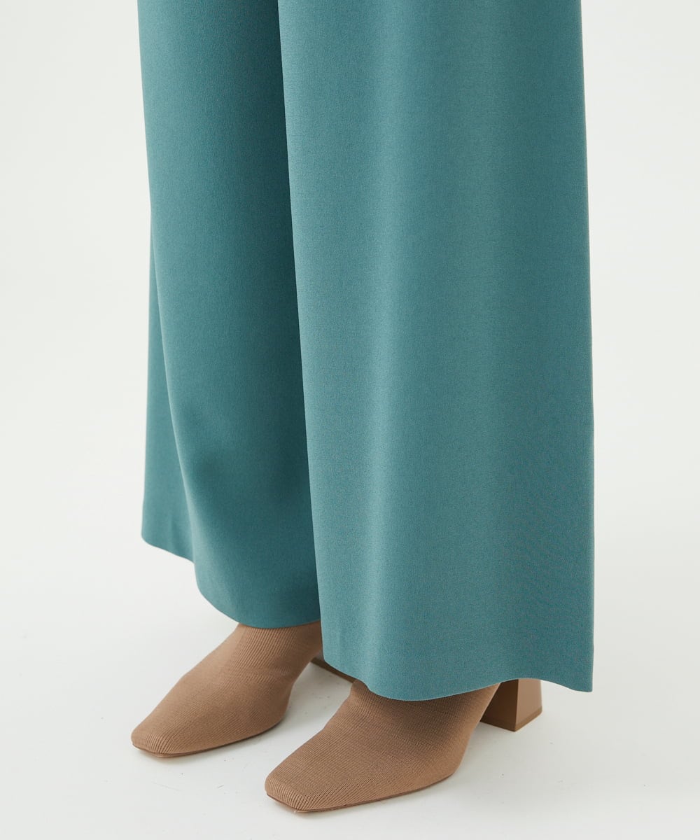 GBLAG01400 Sybilla(シビラ) ジョーゼットワイドパンツ グリーン